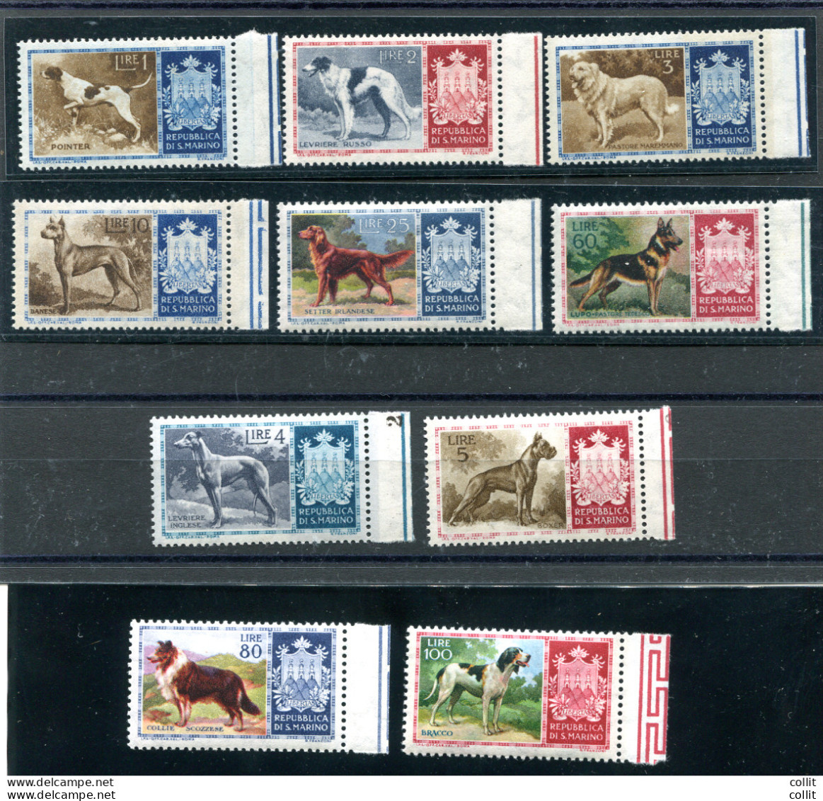 Cani Di Razza Serie Completa B. Di F. Di Ottima Qualità - Unused Stamps