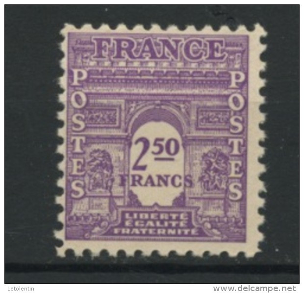 FRANCE - ARC DE TRIOMPHE - N° Yvert 626** - 1944-45 Arco Di Trionfo