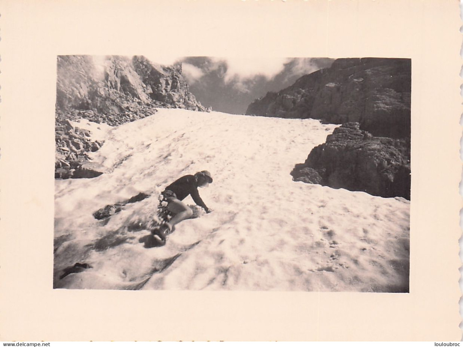 ALPES LAC DE VENS 1951 ALPINISME  PHOTO ORIGINALE 11 X 8 CM - Places