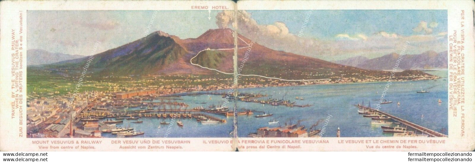 Aa48 Cartolina Napoli Citta' Doppia 1925 - Napoli (Naples)