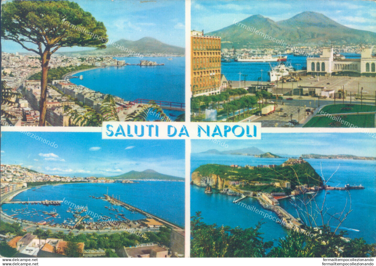 Aa351 Cartolina Saluti Da Napoli - Napoli (Naples)