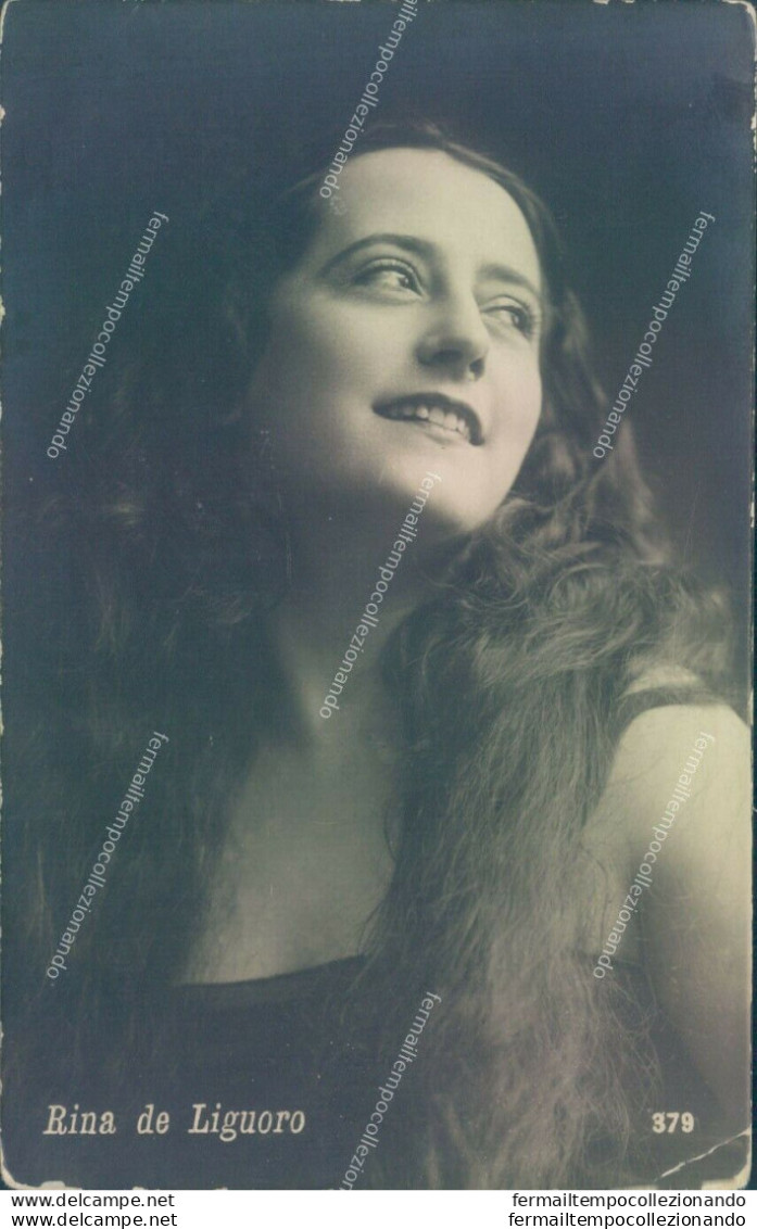 Aa523 Cartolina Postcard Personaggi Famosi Star Actress Attrice  Rina De Liguoro - Entertainers