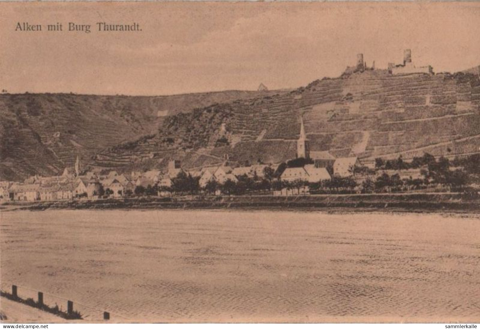 61461 - Alken - Mit Burg Thurandt - Ca. 1935 - Mayen
