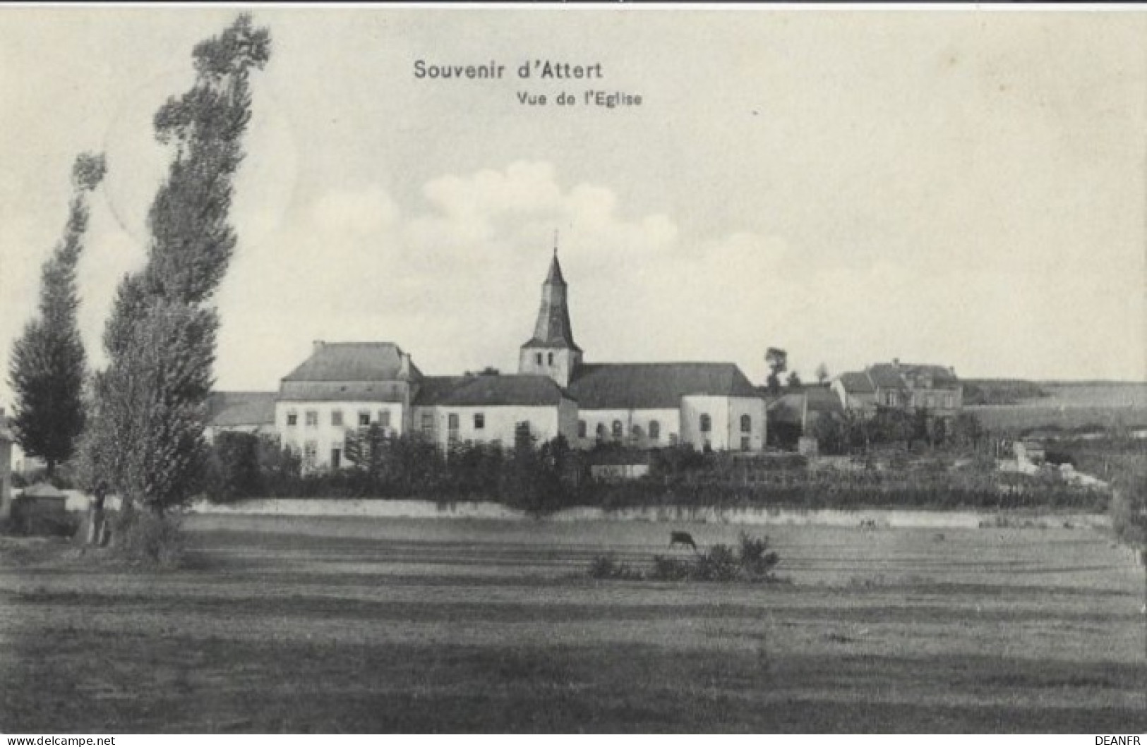 Souvenir D' ATTERT : Vue De L'Eglise. Carte Impeccable. - Attert