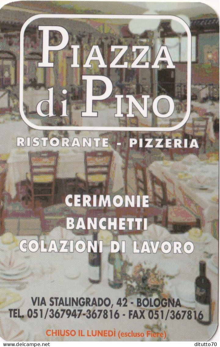 Calendarietto - Piazza Di Pino - Bologna - Anno 1997 - Kleinformat : 1991-00