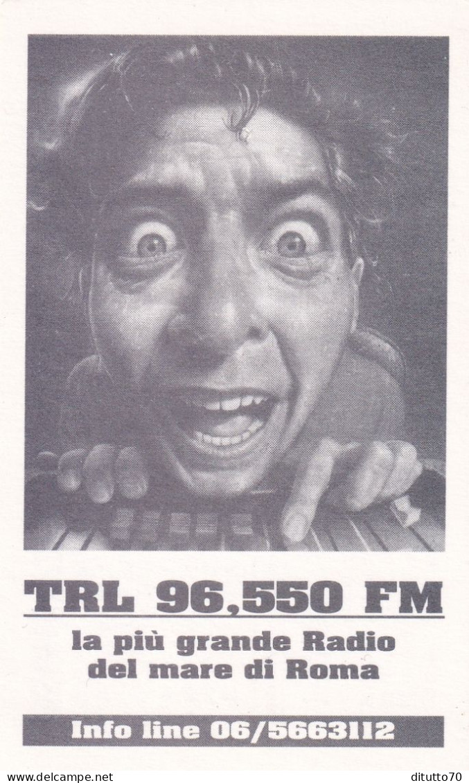 Calendarietto - Trl 96-550 Fm - La Più Grande Radio Del Mare Di Roma - Anno 1997 - Formato Piccolo : 1991-00