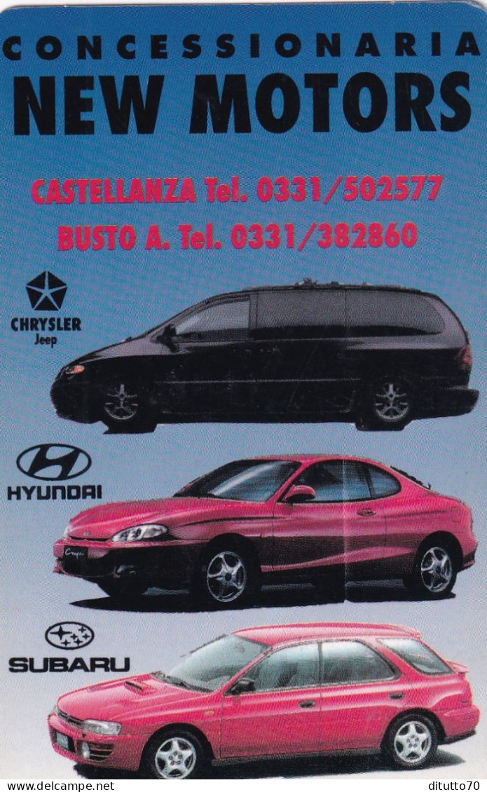 Calendarietto - Concessionaria - New Motors - Castellanza - Busto A - Anno 1997 - Formato Piccolo : 1991-00