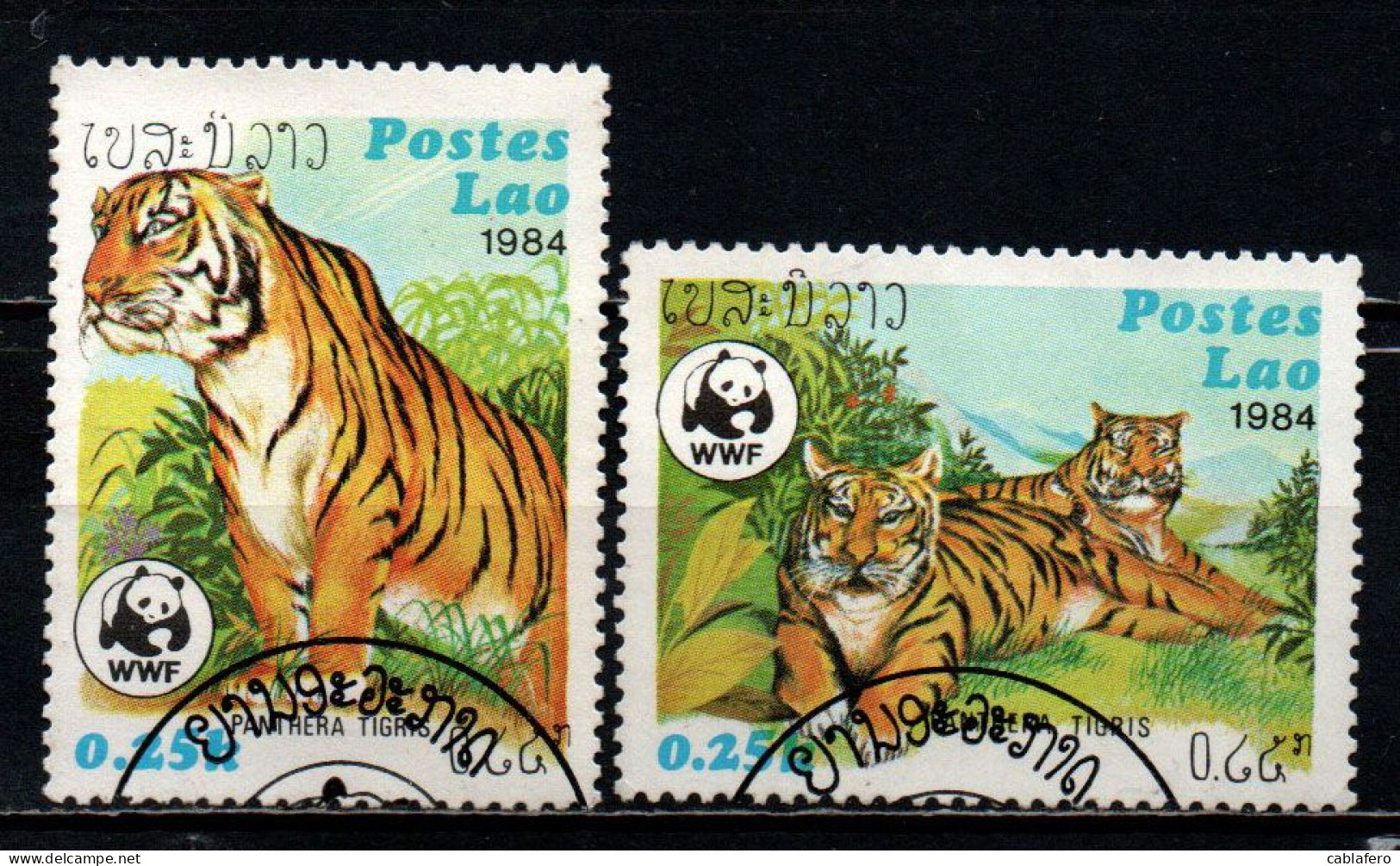 LAOS - 1984 - Panthera Tigris - USATI - Laos