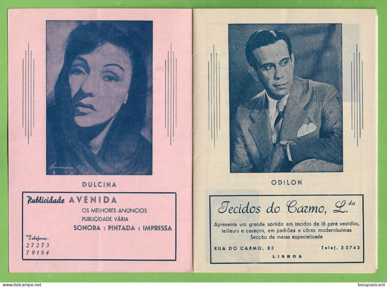 Lisboa - Teatro - Revista - Cinema - Actor - Actriz - Música - Portugal - Programmes
