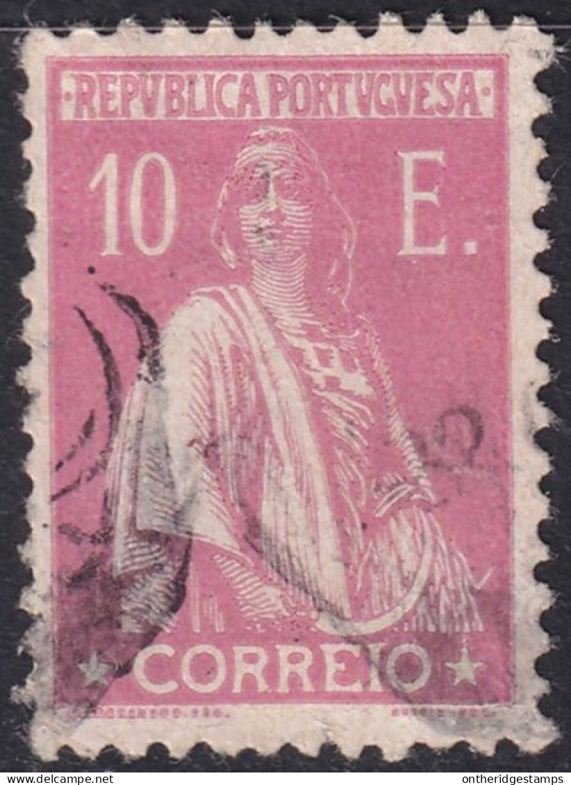 Portugal 1924 Sc 298T Mundifil 297 Used Couple Tiny Thins - Used Stamps