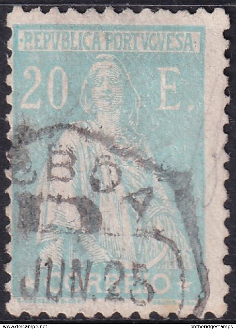 Portugal 1924 Sc 298U Mundifil 298 Used Lisboa Cancel - Used Stamps