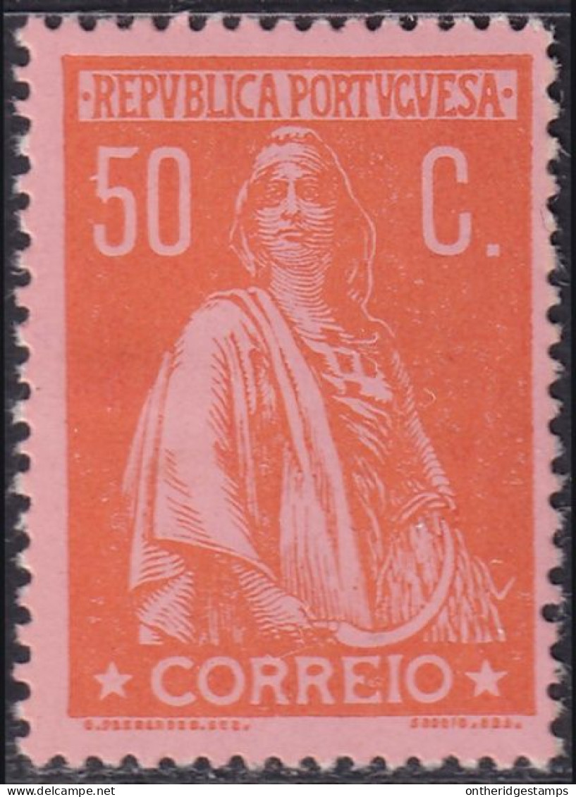 Portugal 1912 Sc 222 Mundifil 219 MH* Paper Adhesion On Gum - Nuevos