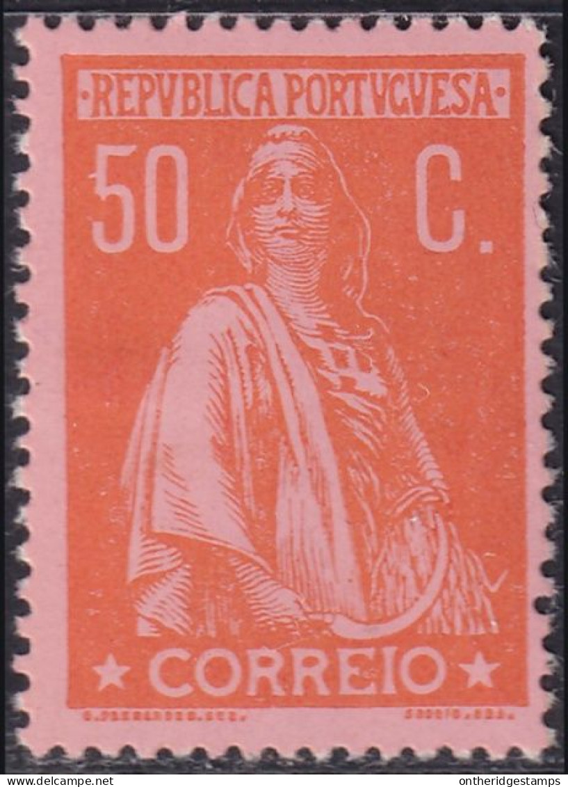 Portugal 1912 Sc 222 Mundifil 219 MH* Paper Adhesion On Gum - Ungebraucht