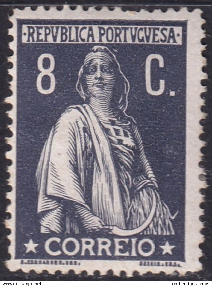 Portugal 1912 Sc 215 Mundifil 214 MH* Paper Adhesion On Gum - Unused Stamps