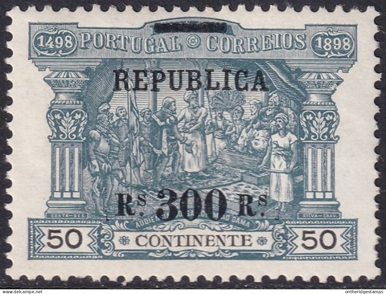 Portugal 1911 Sc 197 Mundifil 196 MH* Partial Gum - Ungebraucht