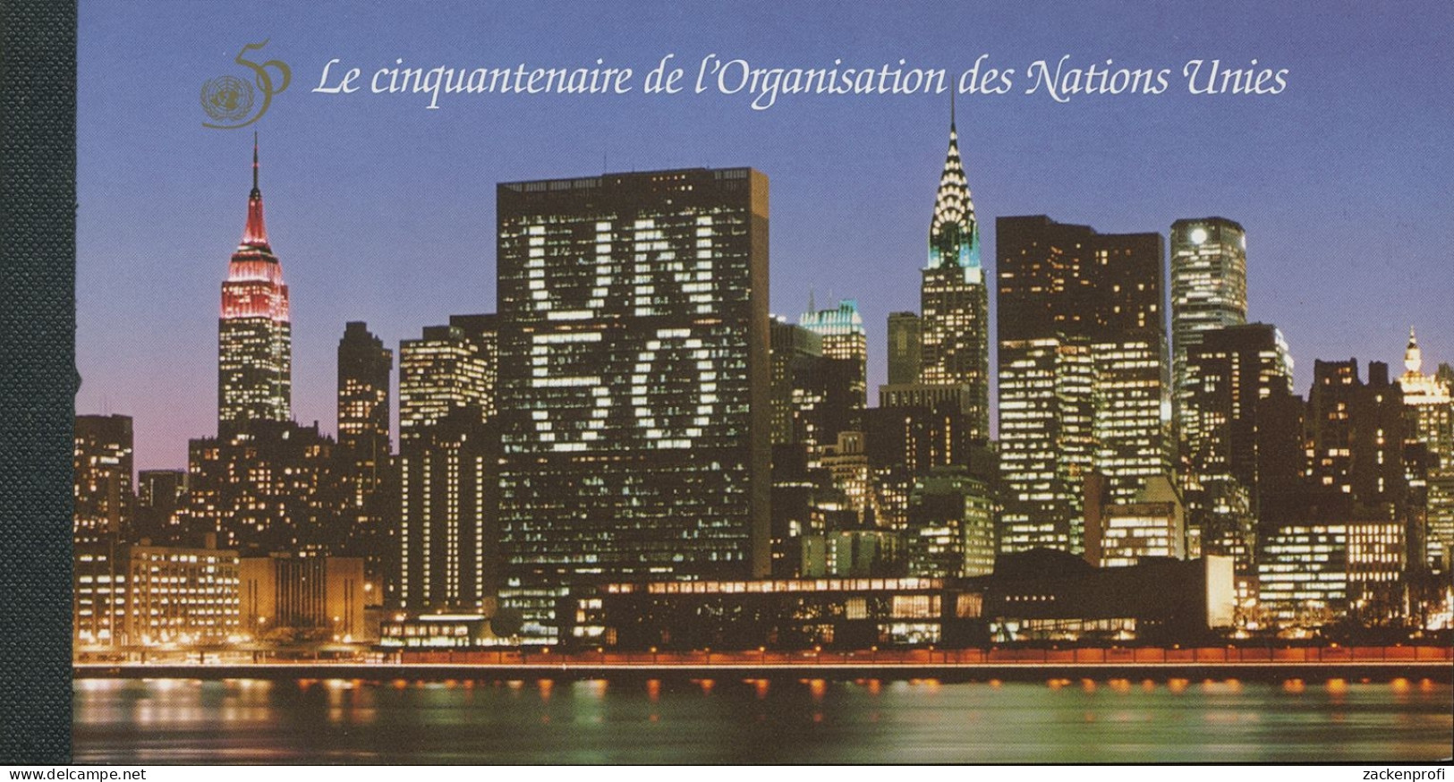 UNO Genf 1995 50 Jahre UNO Markenheftchen MH 1 Postfrisch (D14000) - Markenheftchen