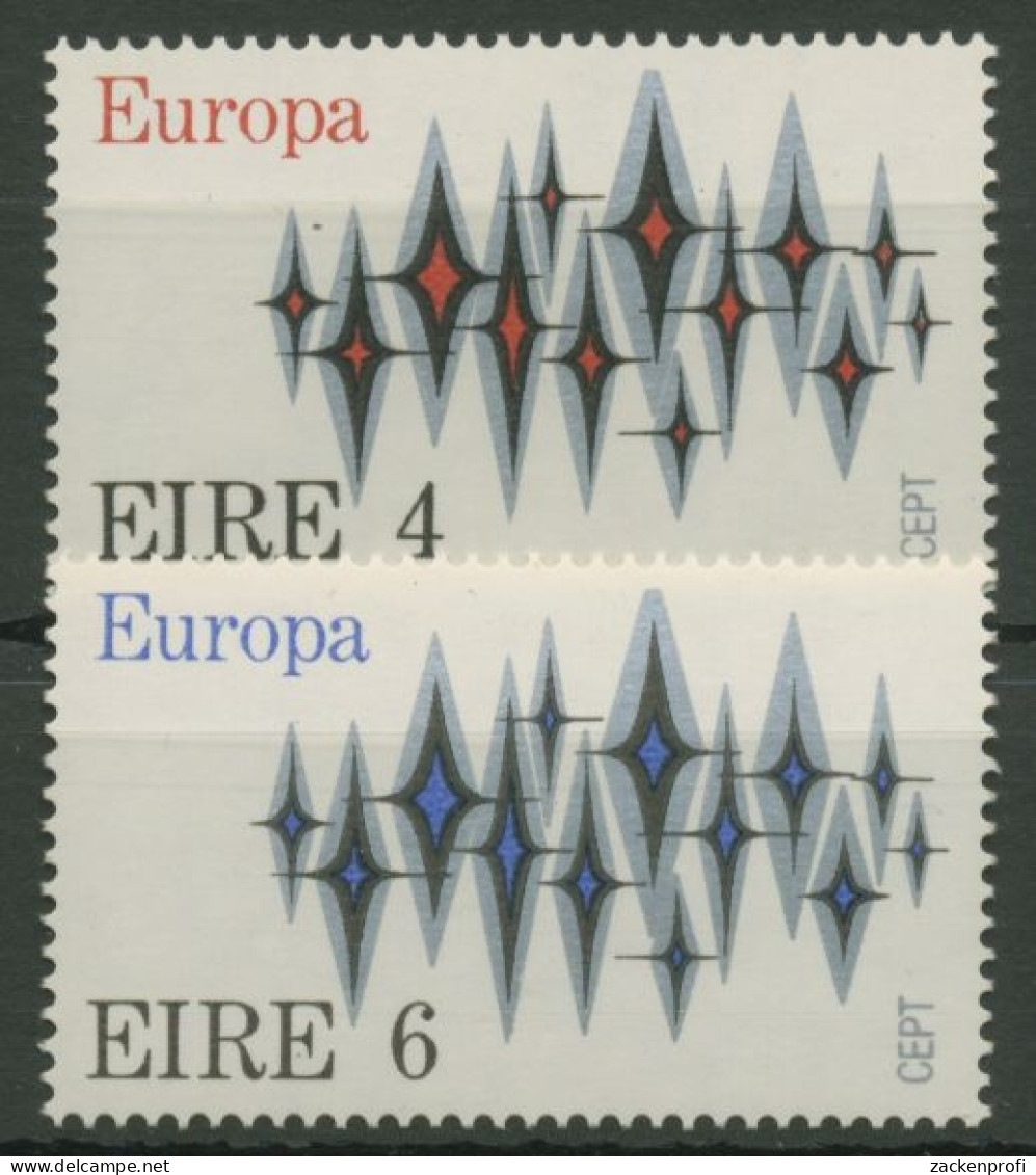Irland 1972 Europa CEPT Sterne 276/77 Postfrisch - Ungebraucht