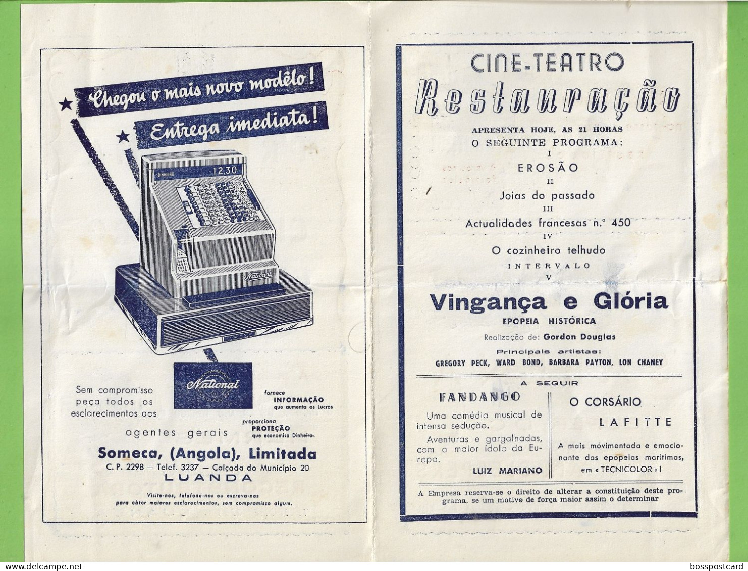 Luanda - Teatro - Revista - Cinema - Actor - Actriz - Música - Portugal - Angola - Programs