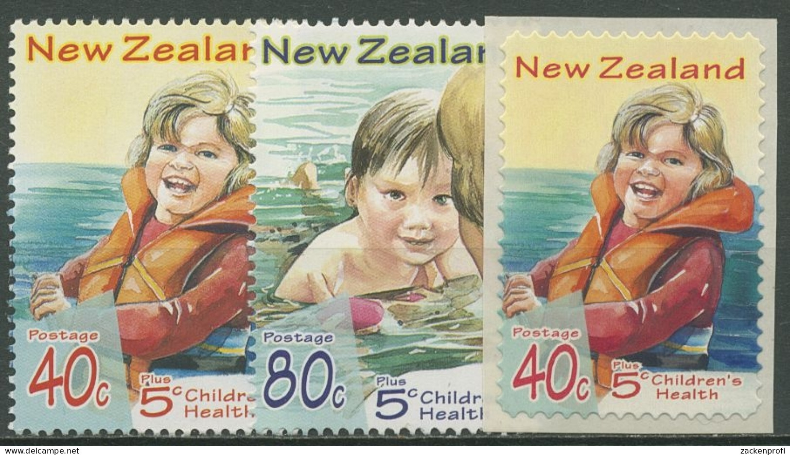 Neuseeland 1998 Kinderhilfe Sicherheit Im Wasser 1695/97 Postfrisch - Unused Stamps