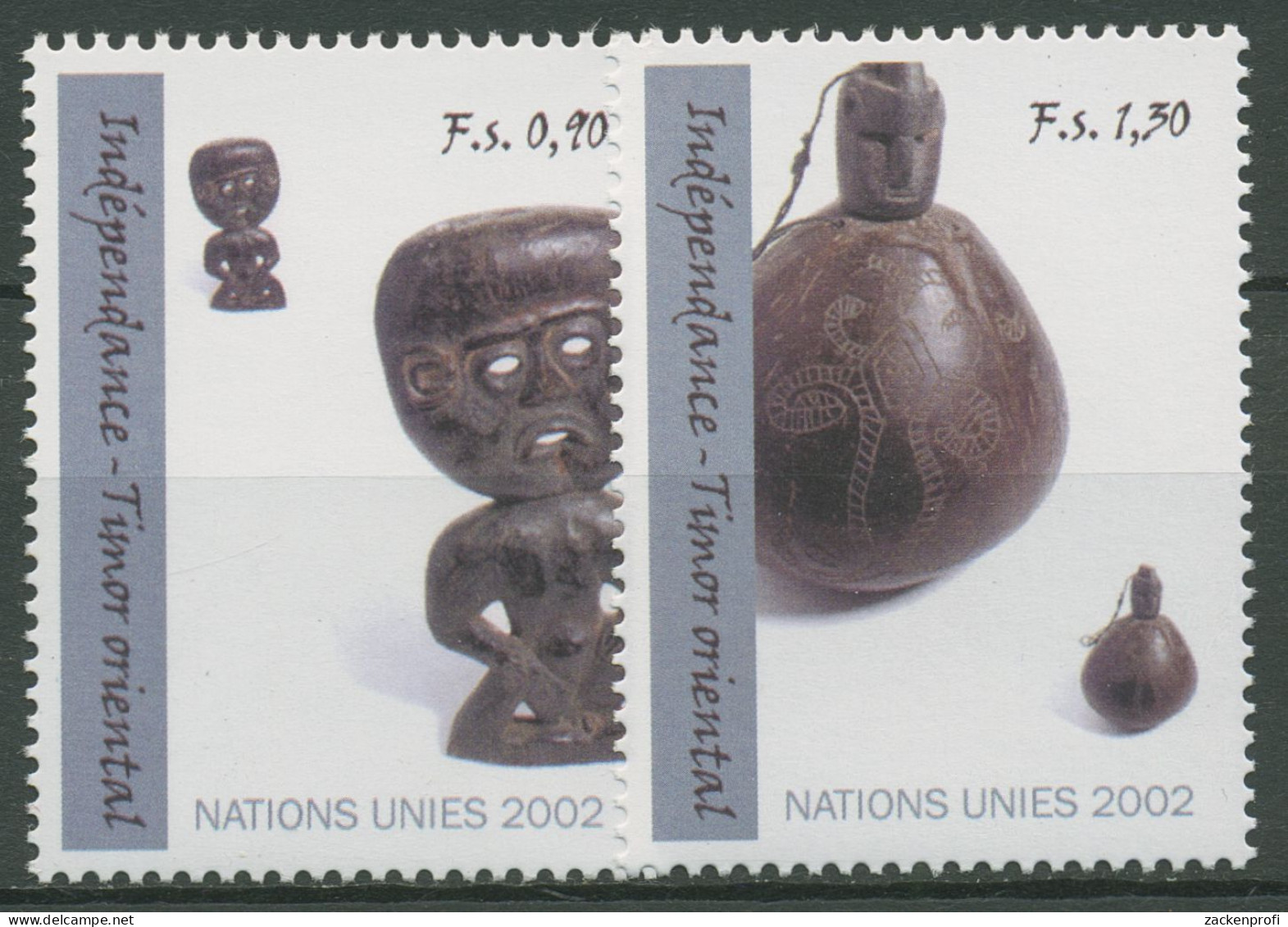 UNO Genf 2002 Unabhängigkeit Osttimors Statuen 438/49 Postfrisch - Unused Stamps