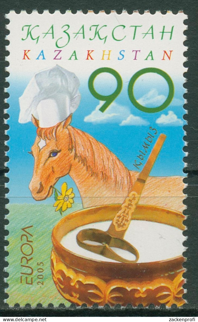 Kasachstan 2005 Europa CEPT Gastronomie Pferd Stutenmilch 497 Postfrisch - Kazakhstan