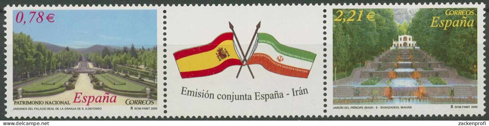 Spanien 2005 Sehenswürdigkeiten Gärten 4073/74 Zf Postfrisch (C97642) - Unused Stamps