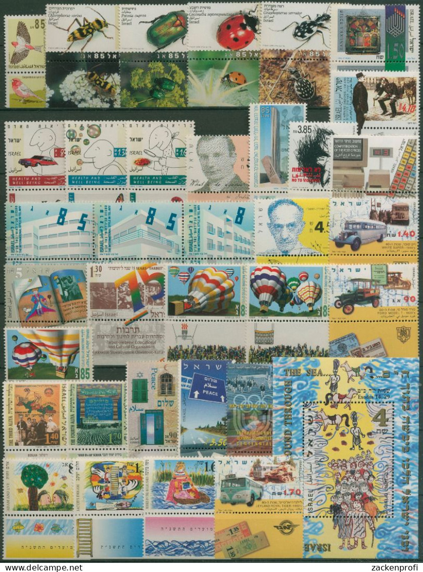 Israel 1994 Jahrgang Komplett 1286/20 Mit Tab, Block 48 Postfrisch (SG61240) - Annate Complete