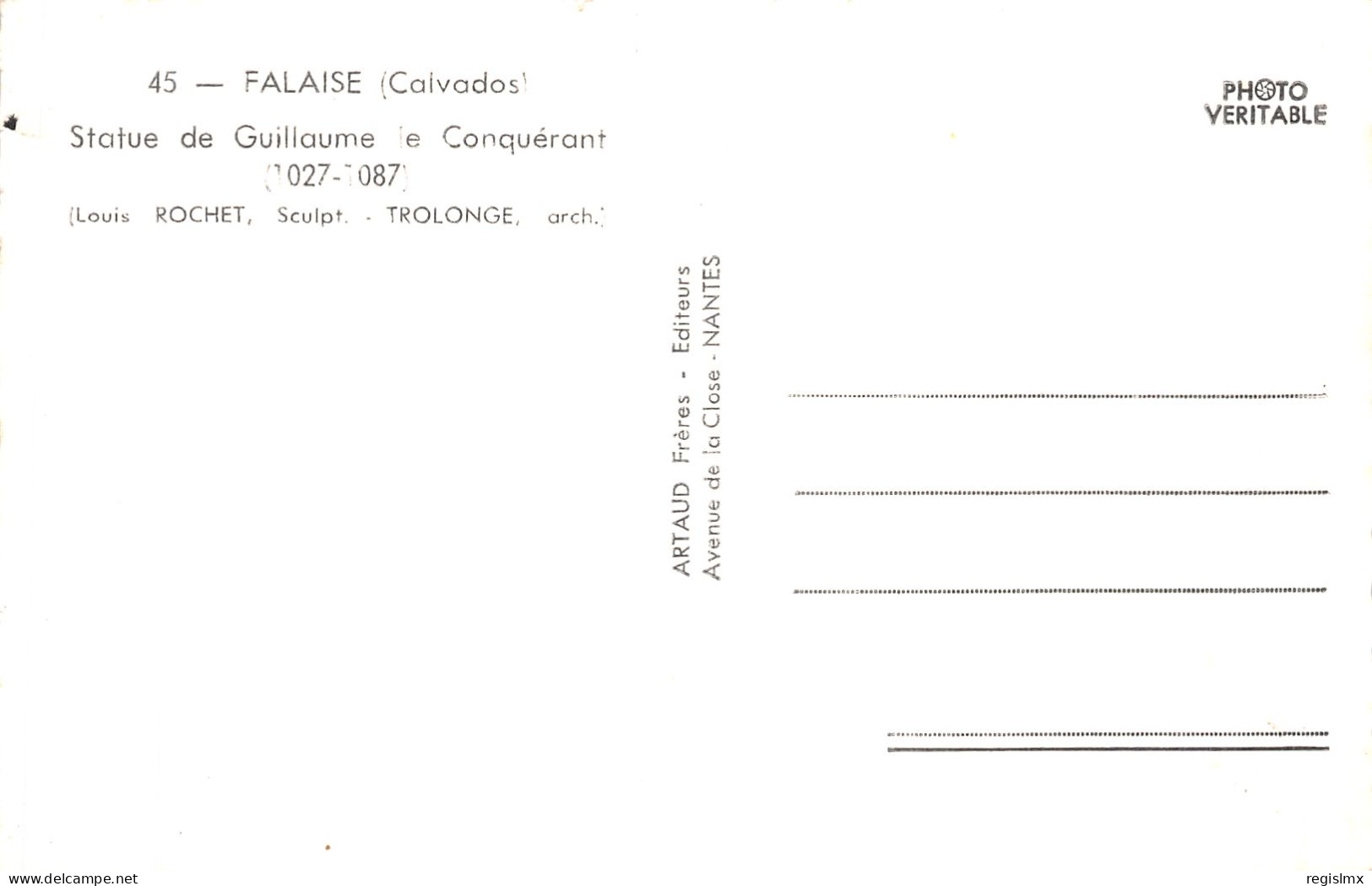 14-FALAISE-N°T1126-H/0165 - Falaise