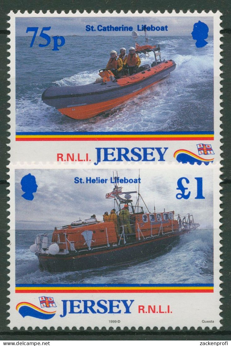 Jersey 1999 Lebensrettungsgesellschaft Rettungsboote 871/72 Postfrisch - Jersey