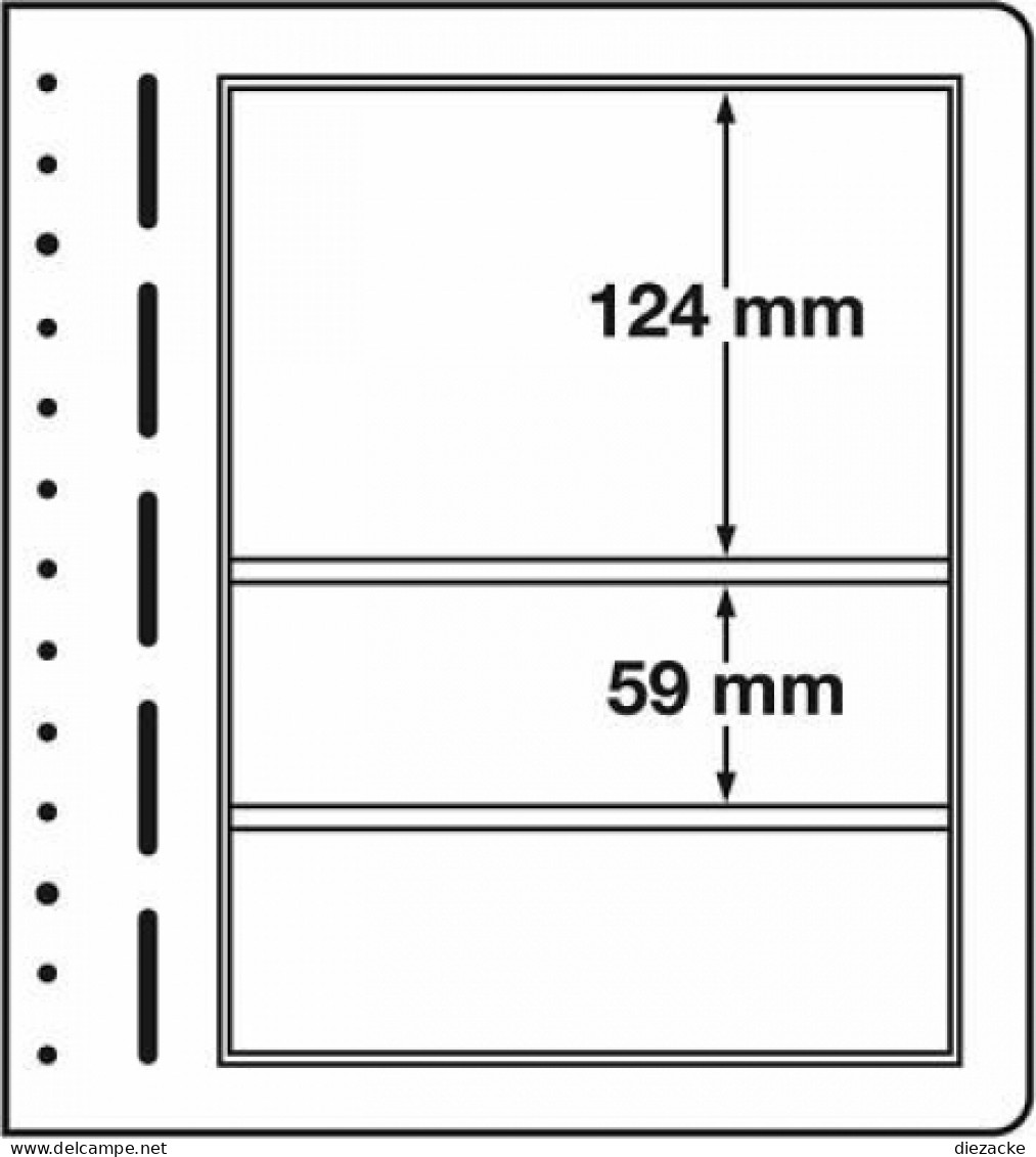 Leuchtturm LB Blankoblätter LB 3 Mix (10er Pack) 338117 Neu ( - Vírgenes