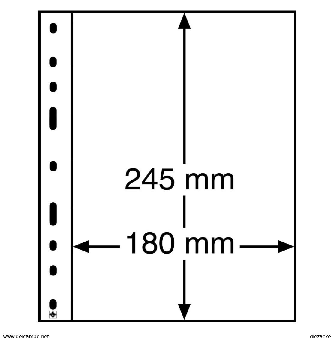 Leuchtturm Hüllen Klar OPTIMA 1C (10er Pack) 319037 Neu ( - Other & Unclassified