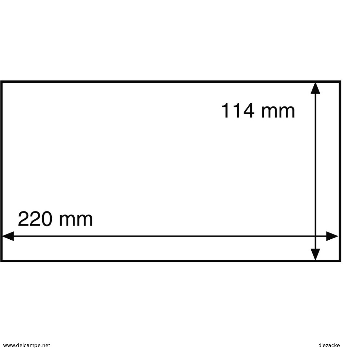 Leuchtturm Schutzhüllen Für Briefe DIN C6 Lang (220 X 114 Mm) 301041 Neu ( - Sobres Transparentes