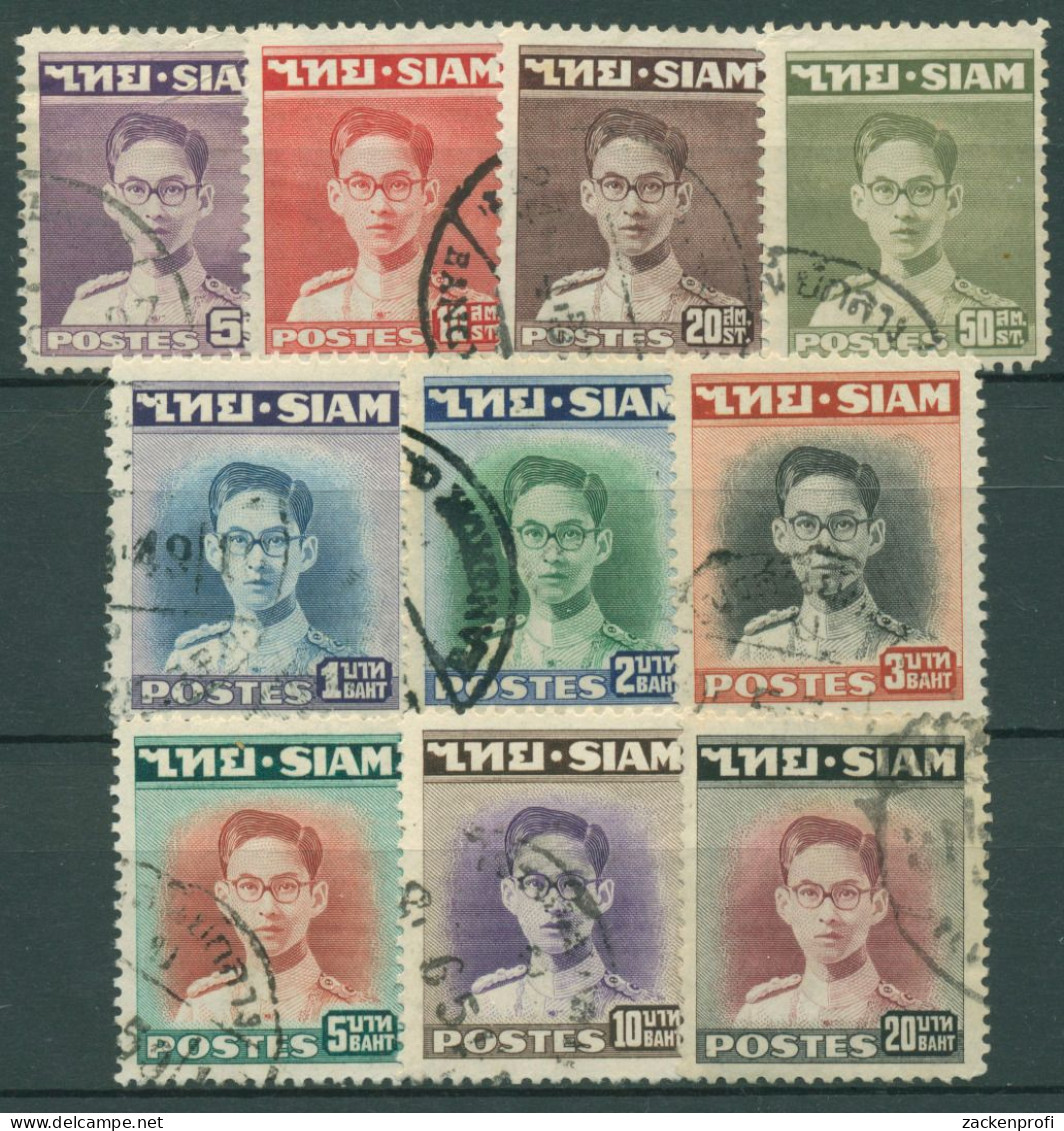 Thailand 1947/49 Bhumibol Abduljadeh 264/73 Gestempelt - Siam