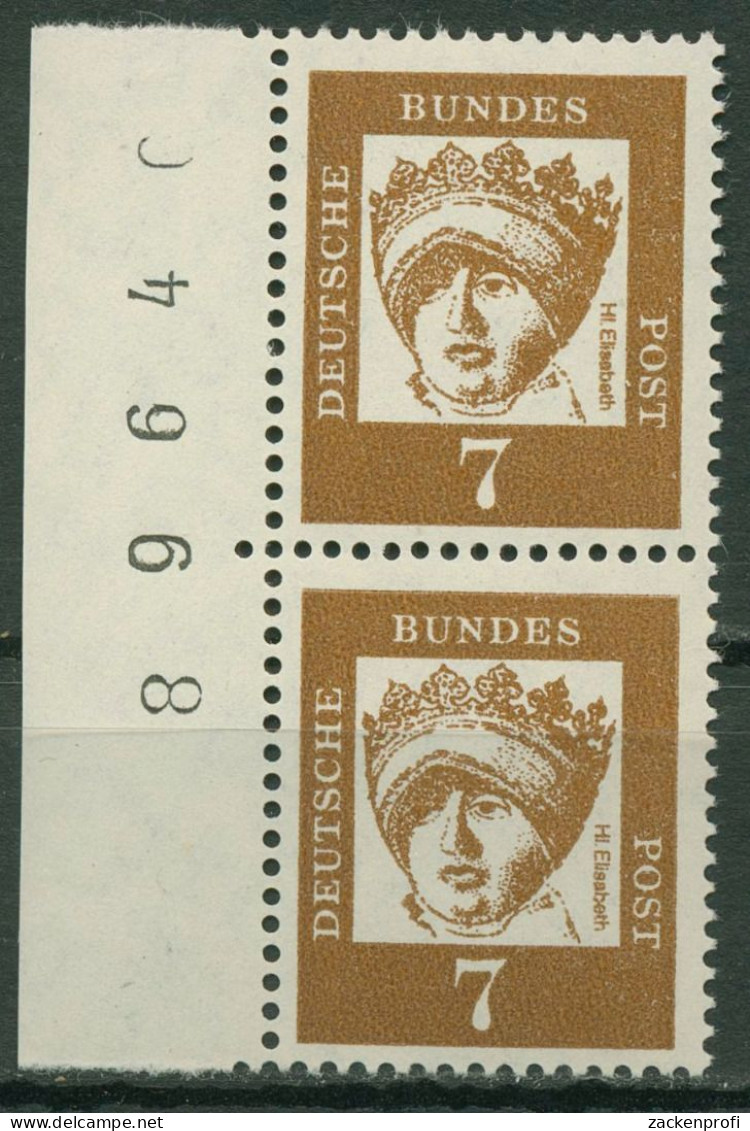 Bund 1961 Bedeutende Deutsche Mit Bogennummer 348 Y Bg.-Nr. Postfrisch - Ungebraucht