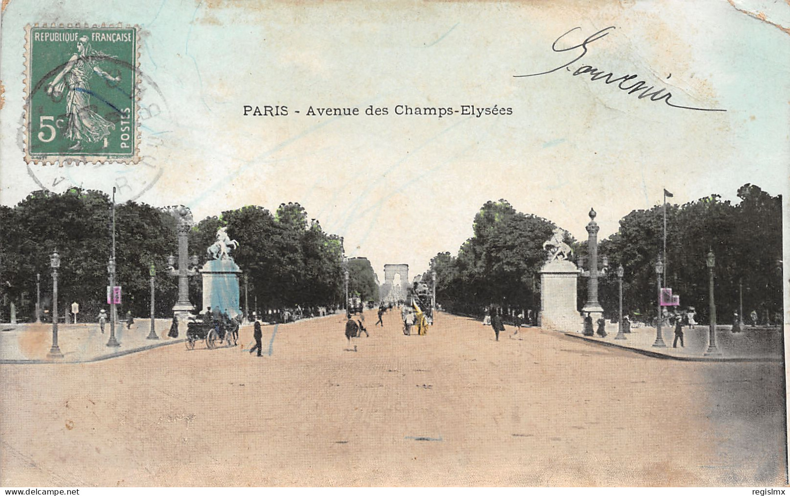 75-PARIS AVENUE DES CHAMPS ELYSEES-N°T1127-B/0011 - Champs-Elysées