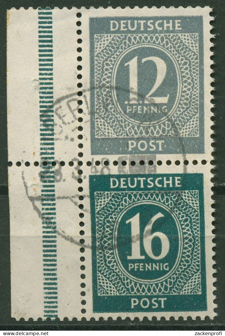 Alliierte Besetzung 1946 ZD Markenheftchen (Abstand 6 Mm) S 294 I Gestempelt - Oblitérés