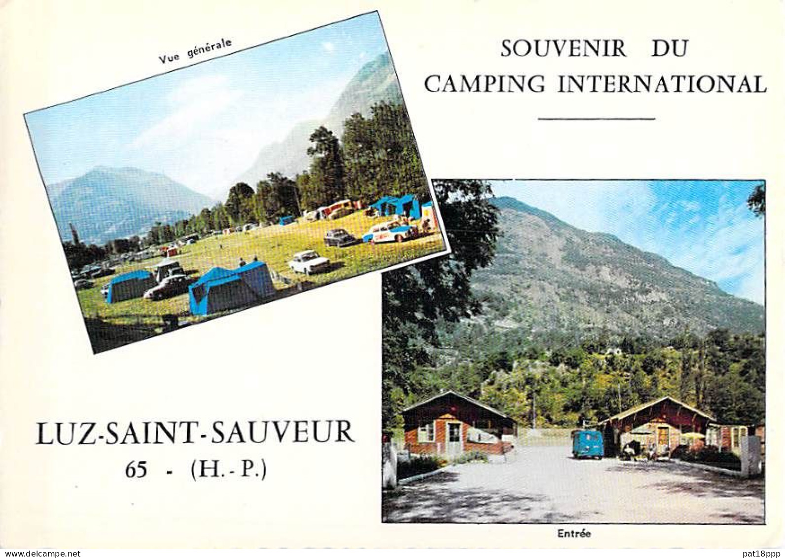 FRANCE - Beau Lot de 100 CPSM-CPM CAMPING dont 35 dentelées (15 PF et 20 GF dont 10 colorisées) 0.15 €/carte - 80 scans