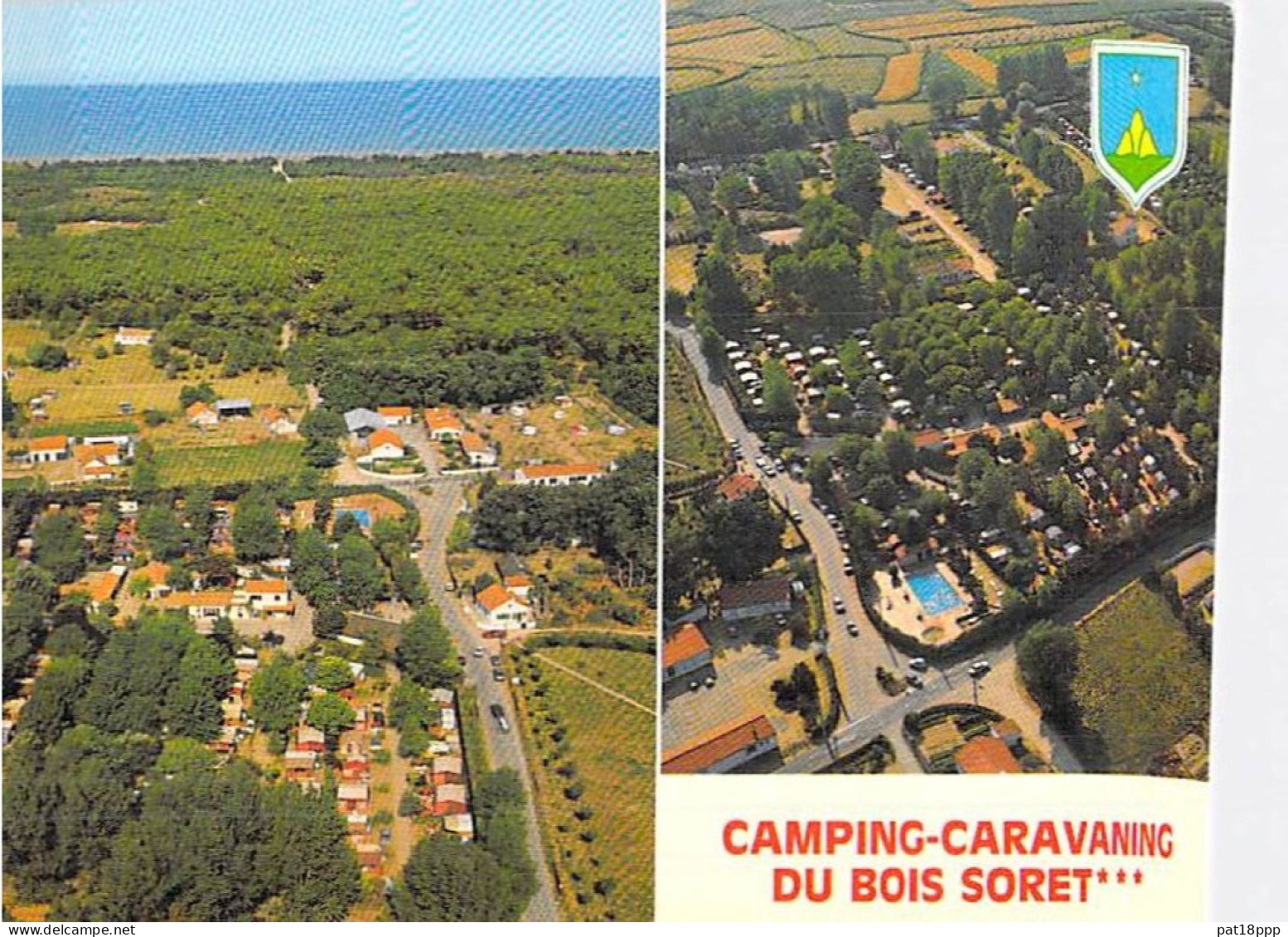 FRANCE - Beau Lot de 100 CPSM-CPM CAMPING dont 35 dentelées (15 PF et 20 GF dont 10 colorisées) 0.15 €/carte - 80 scans