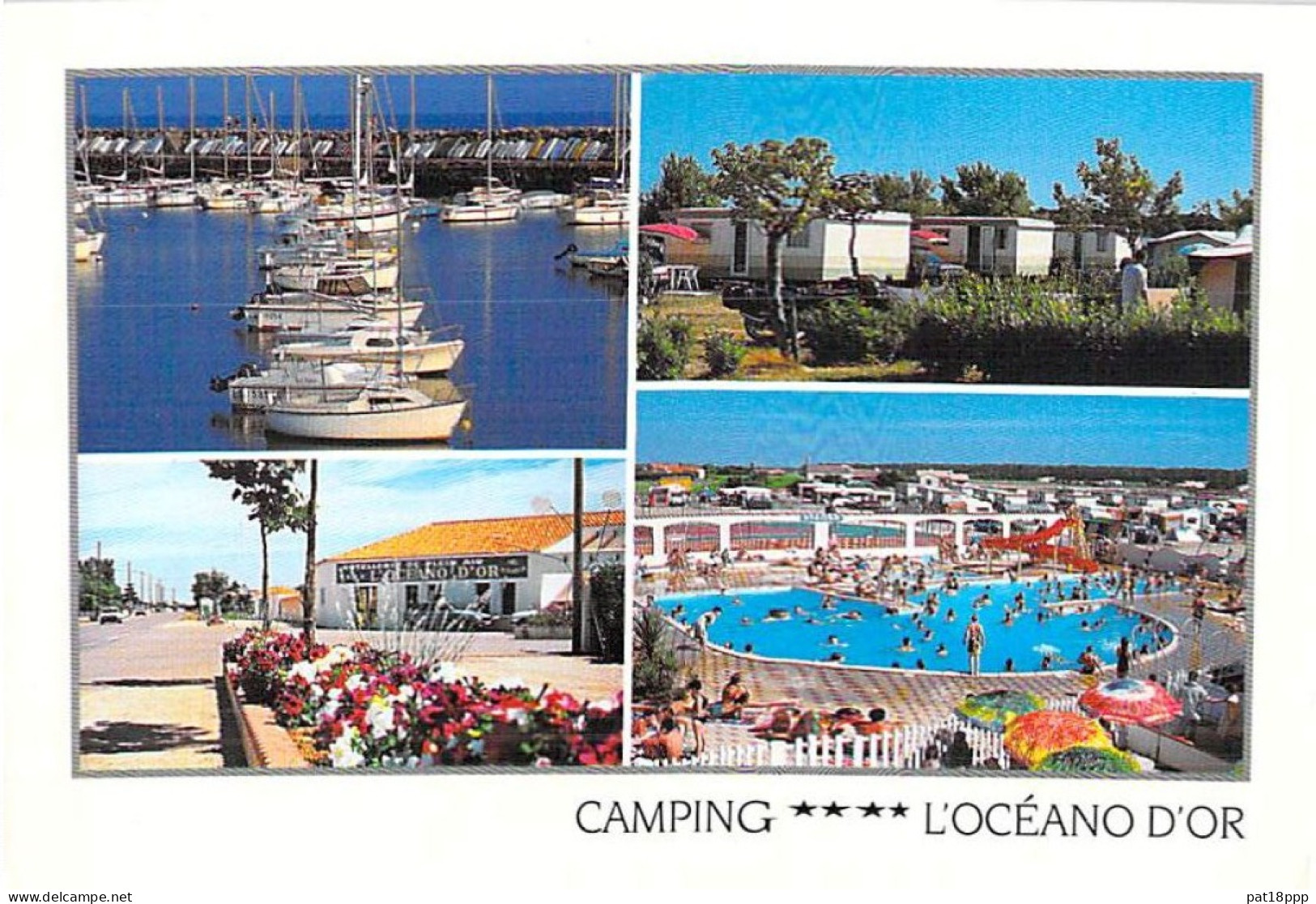 FRANCE - Beau Lot de 100 CPSM-CPM CAMPING dont 35 dentelées (15 PF et 20 GF dont 10 colorisées) 0.15 €/carte - 80 scans