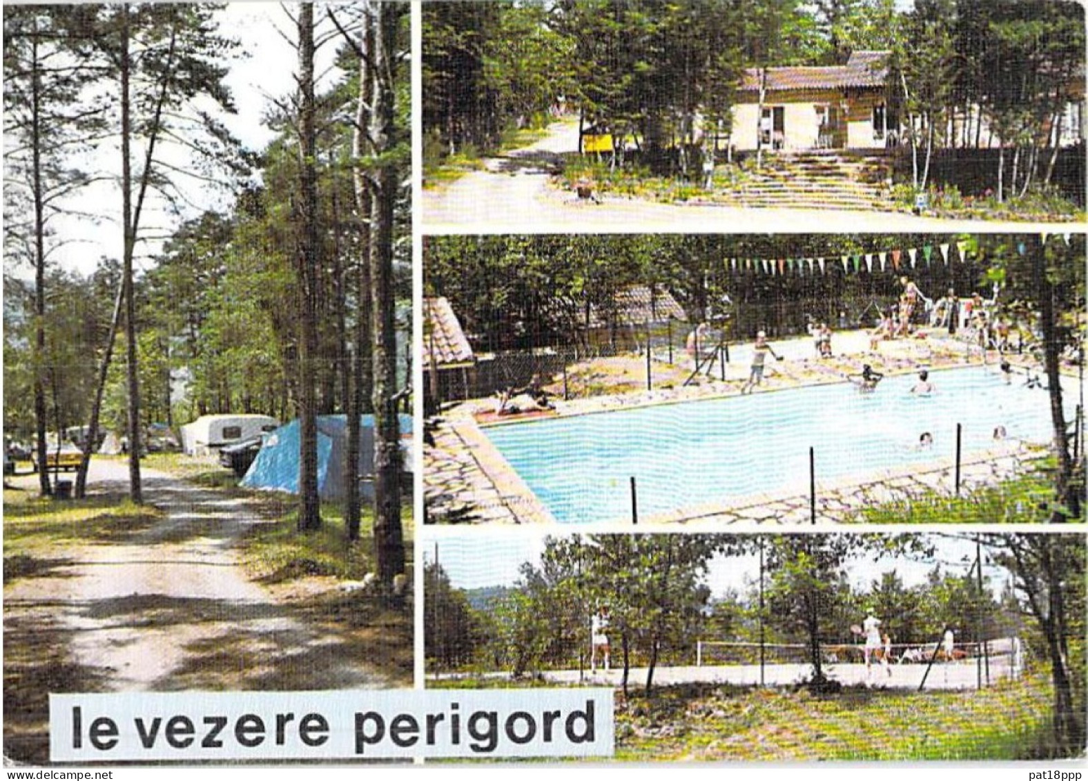 FRANCE - Beau Lot de 100 CPSM-CPM CAMPING dont 35 dentelées (15 PF et 20 GF dont 10 colorisées) 0.15 €/carte - 80 scans