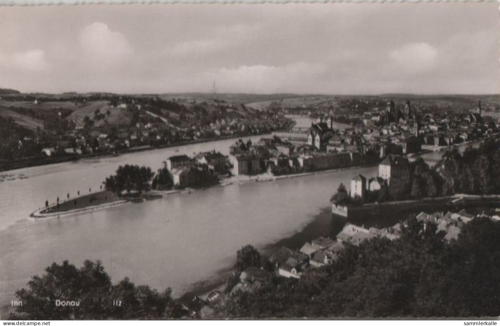 58438 - Passau - Blick Vom Klosterberg - 1955 - Passau