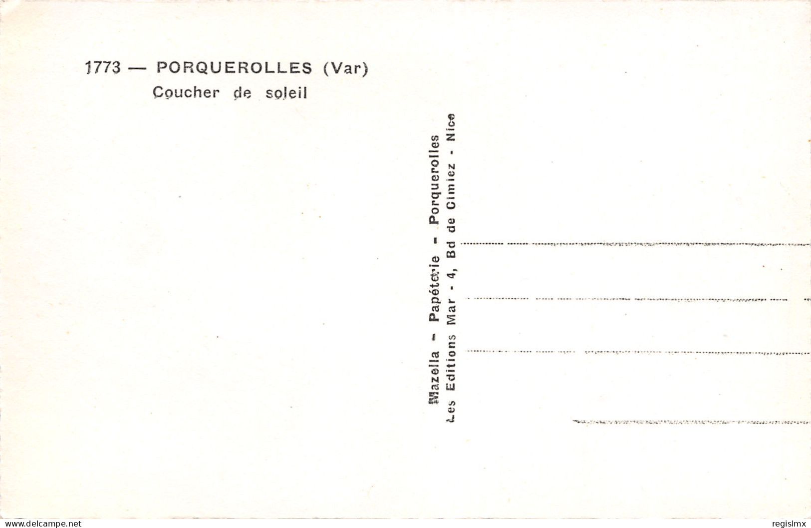 83-PORQUEROLLES-N°T1130-H/0015 - Porquerolles