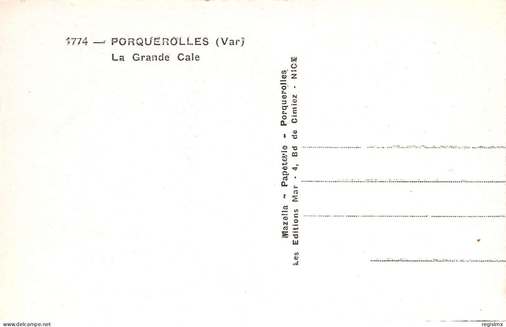 83-PORQUEROLLES-N°T1130-H/0007 - Porquerolles
