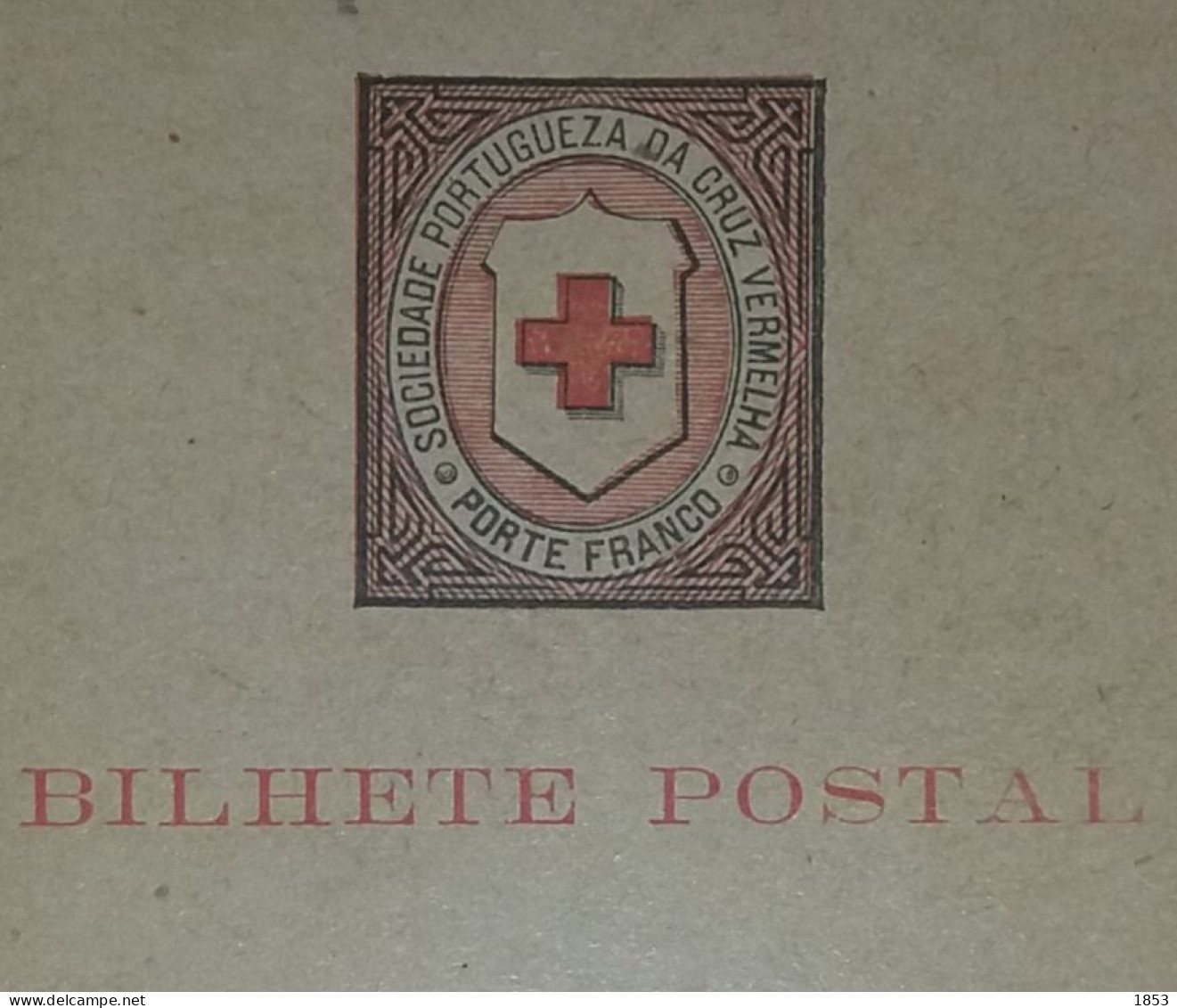 BILHETE POSTAL - SOCIEDADE PORTUGUESA DA CRUZ VERMELHA - PORTE FRANCO - Enteros Postales