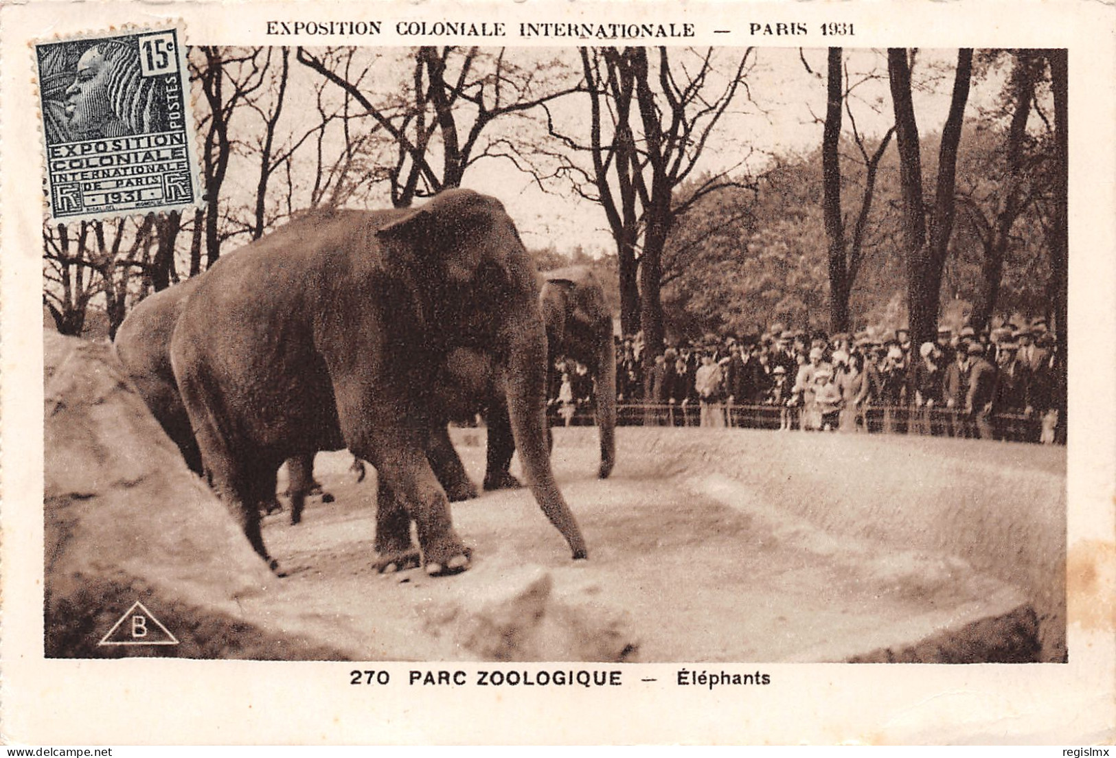 75-PARIS EXPOSITION COLONIALE INTERNATIONALE 1931 PARC ZOOLOGIQUE-N°T1132-D/0253 - Tentoonstellingen