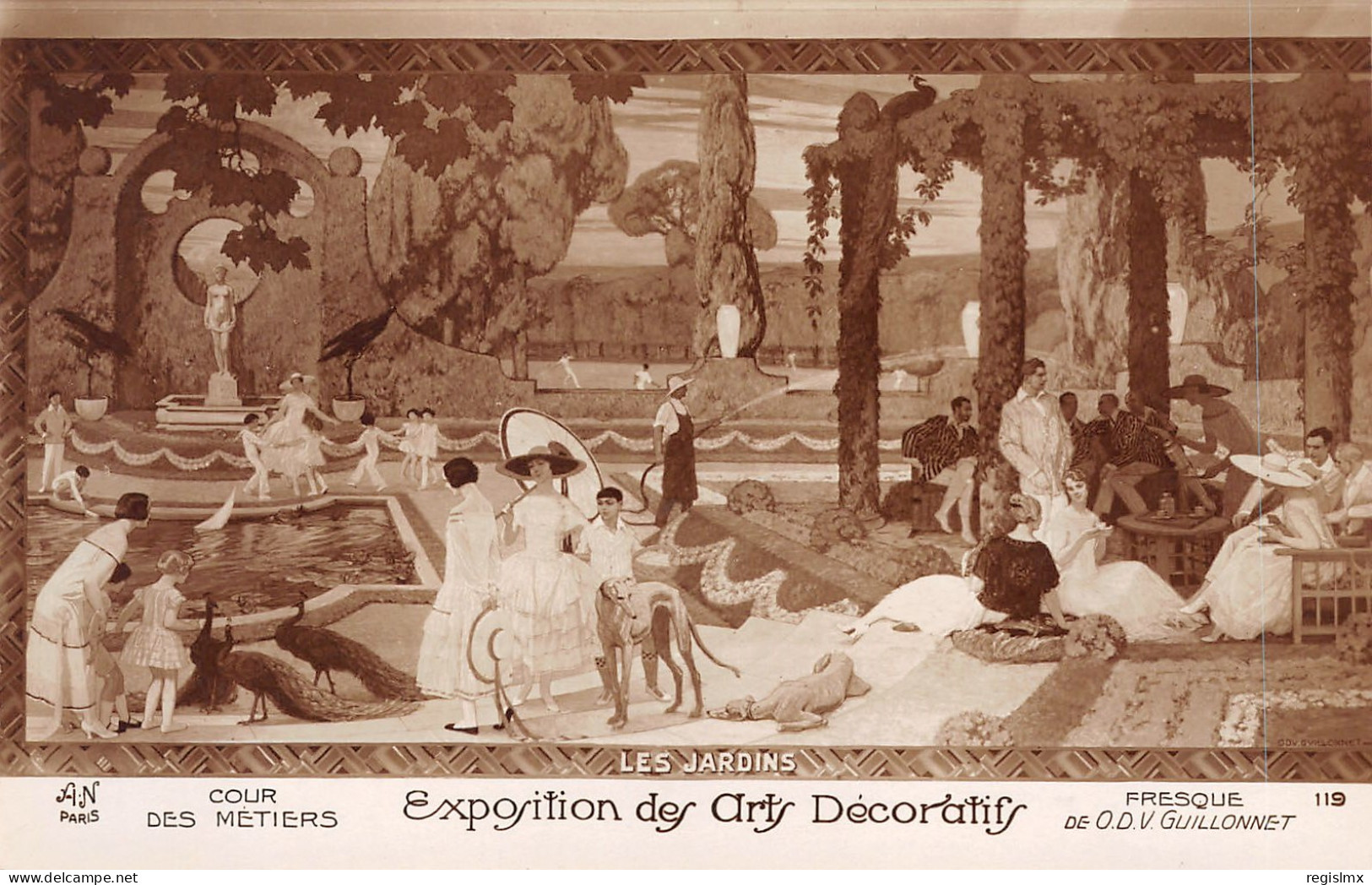 75-PARIS EXPOSITION DES ARTS DECORATIFS COUR DES METIERS-N°T1132-C/0063 - Tentoonstellingen