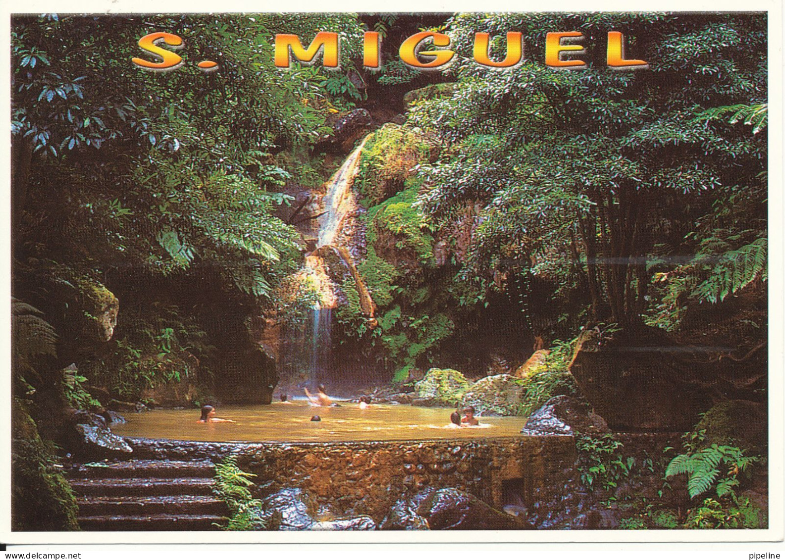 Portugal Azores Posttcard Sent To Denmark Saint Michael's Island Wirth Portugal Stamps - Açores
