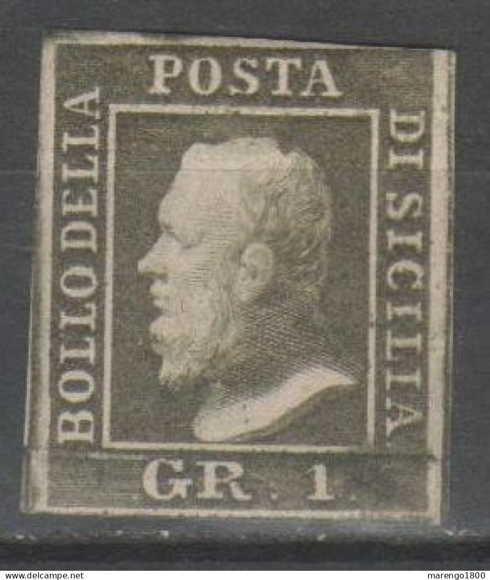 Sicilia 1859 - 1 Grano ( * ) Firmato - Sicile