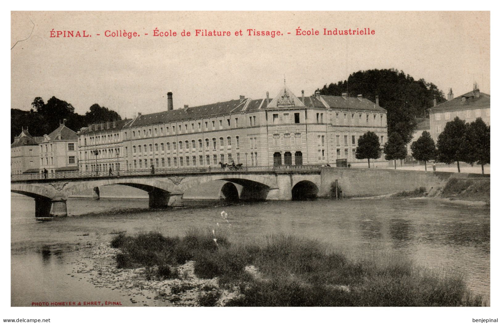 Epinal - Collège - Ecole De Filature Et Tissage - Ecole Industrielle - Epinal