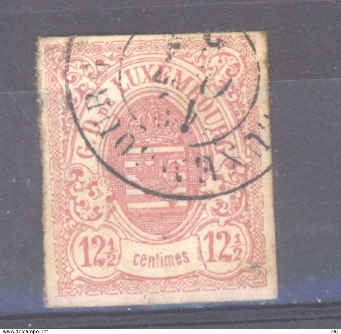 Luxembourg  :  Mi  7  (o)             ,        N4 - 1859-1880 Stemmi